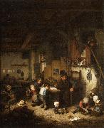 Adriaen van ostade The School Master oil on canvas